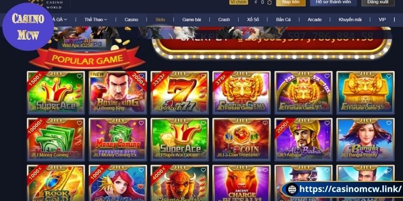 Khái quát cơ bản nổ hũ Casino Mcw